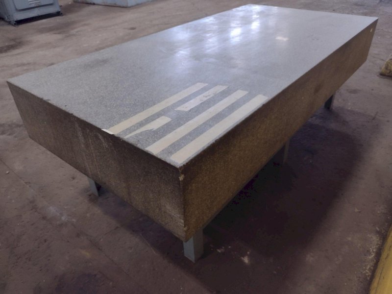 8&#039; X 4&#039; X 14&quot; ROCK OF AGES PRECISION LAYOUT INSPECTION GRANITE TABLE: STOCK #23794