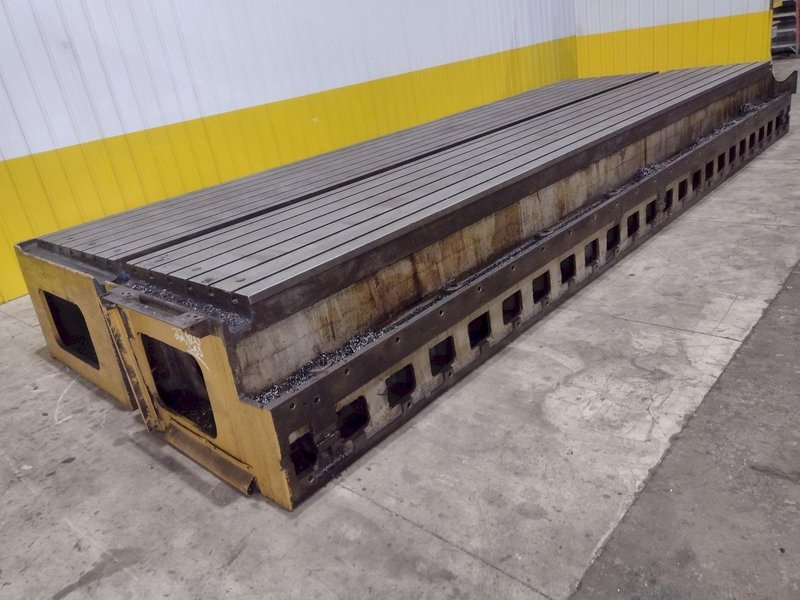 270” X 92” HEAVY DUTY T-SLOTTED SET-UP TABLE: STOCK #22996