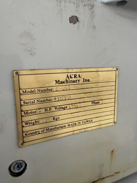 2 HP CYCLEMATIC S24B DRILL PRESS. STOCK # 0430126