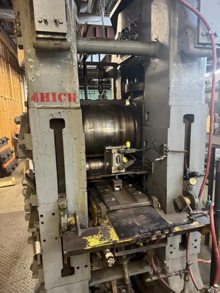 20&quot; WIDE x 22&quot; x 4-HI BLISS 100 HP POWERED ROLLING MILL: YOBRO #23828