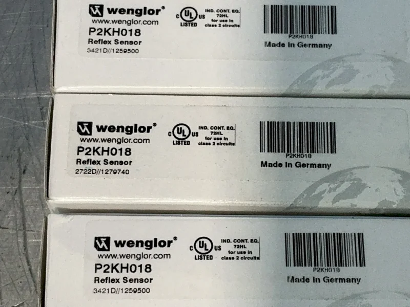 WENGLOR PHOTOELECTRIC REFLEX SENSORS WITH BACKGROUND SUPPRESSION  -  P2KH018