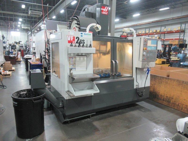 Haas VF-2SS CNC Vertical Machining Center, 30&quot;x16&quot;x20&quot; Travels, CT40, 12k RPM, Probing, High Speed Machining- Auction Item