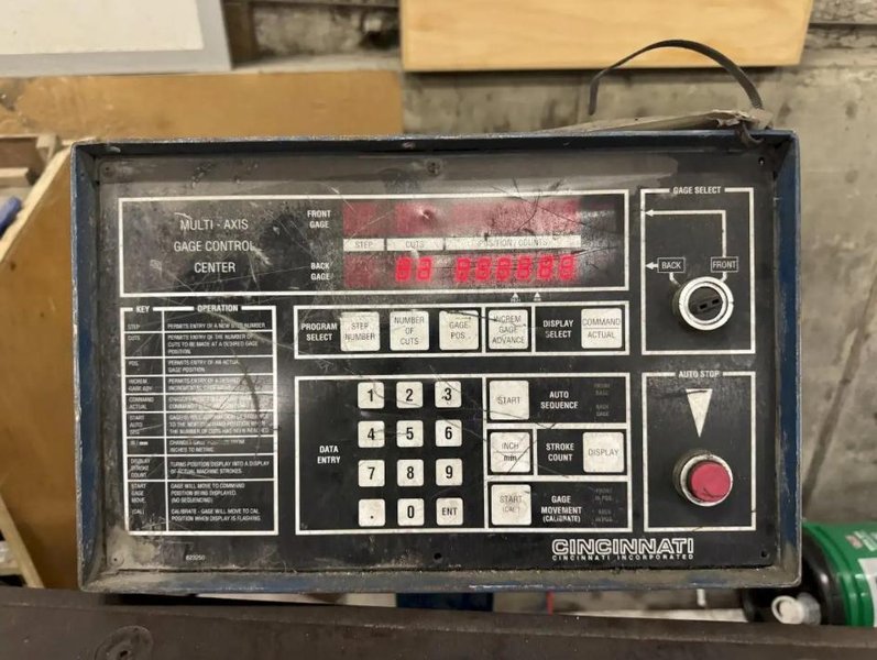1996 Cincinnati 1812 Mechanical Shear (#5822)