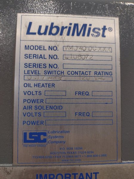 5/8" RMG MODEL #910-50/200-22 WIRE DRAWER, ROCKFORD MANUFACTURING GROUP: STOCK #16180