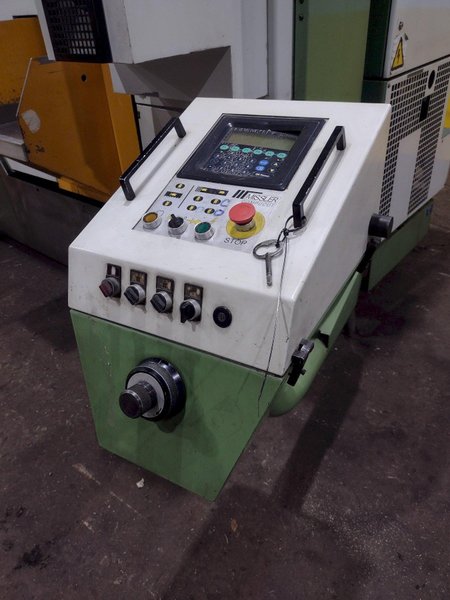 13.4&quot; X 13.4&quot; MISSLER MODEL #DEB-340-CE AUTOMATIC HORIZONTAL BANDSAW, NEW 2000: STOCK #19627