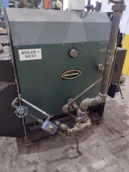 40 HP COLUMBIA MODEL MPH-40 GAS FIRED BOILER: STOCK #22543