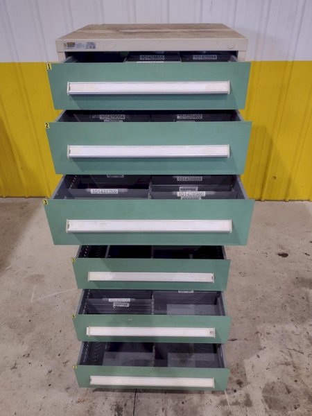 7 DRAWER VIDMAR INDUSTRIAL STORAGE CABINET 30" X 27.5" X 59": STOCK  #21502 (33 AVAILABLE)