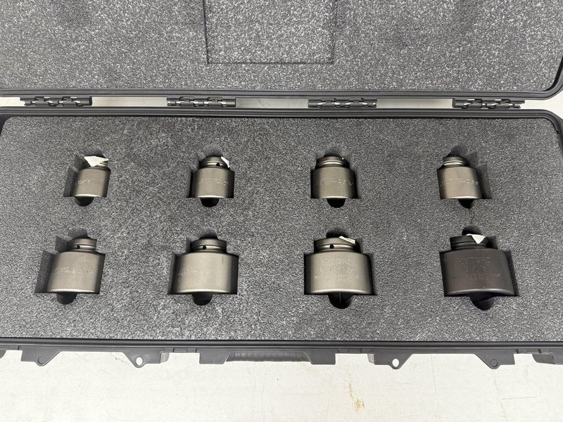 (8) 1-13/16&quot; to 3-1/8&quot; HYTORC 1&quot; HEX SOCKETS, FOR HYDRAULIC TORQUE WRENCH: YOBRO #24179