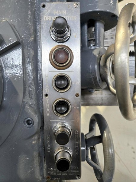 5' X 15" CARLTON MODEL 3A RADIAL ARM DRILL. STOCK # 0654126