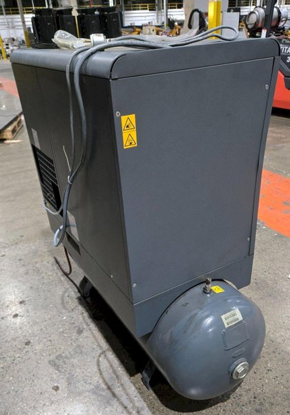 ATLAS COPCO GX4FF 5HP Rotary Compressor w/ Refrigerated Air Dryer USED