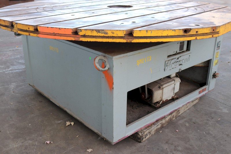96&#039; X 200,000 LB ARONSON WELDING TABLE: STOCK #72507