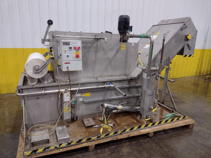 CRYSTAL FILTRATION CONTINUOUS FILTER COOLANT SYSTEM, WITH DRAG-OUT CONVEYOR : YOBRO #25069