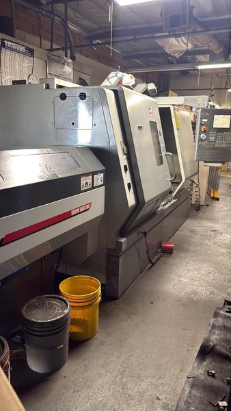 Haas SL-30 CNC Lathe, 2006 – Bar Feeder, Live Tooling