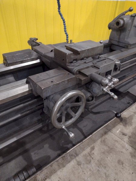 20" X 80" SPRINGFIELD ENGINE LATHE WITH TAPER &amp; 2" HOLE:  STOCK #20986