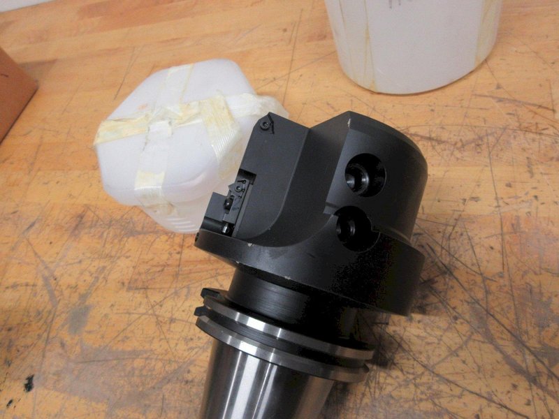 Guhring CAT50 Tool Holders 25.05mm = .986" End Mill Type, (3pcs), And (1) Komet CAT50 1.25" End Mill w/ Bore Chamfer Inserts ***New In Packages***- Auction Item