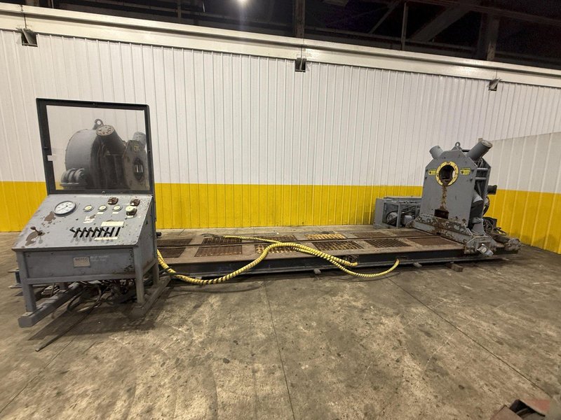 12" GOTCO MODEL #FT-80-2145 PIPE BUCKING "MAKE &amp; BREAK" TORQUE PIPE MACHINE: YOBRO #24411