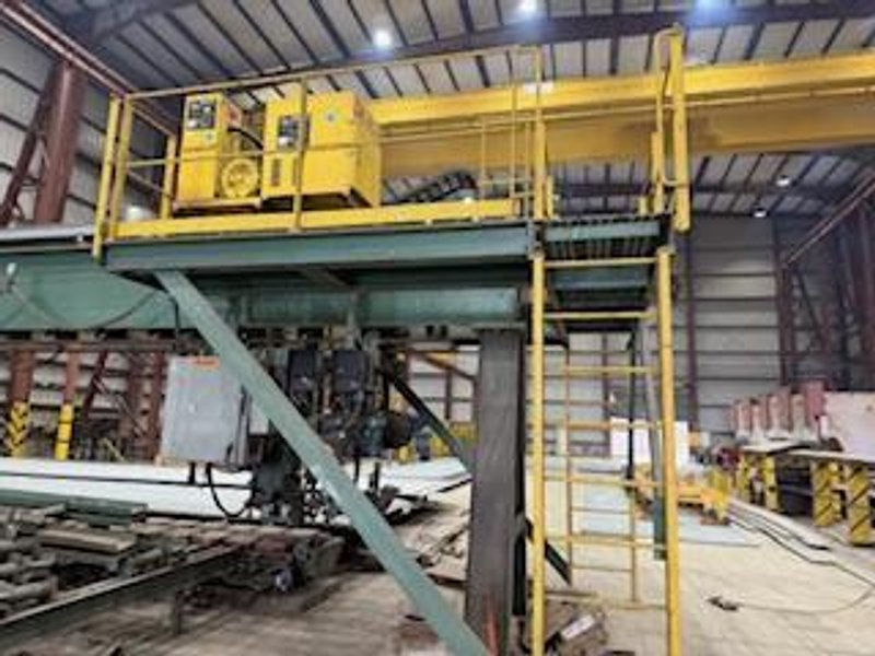 Ogden Plate Seam Welder w/ material handling