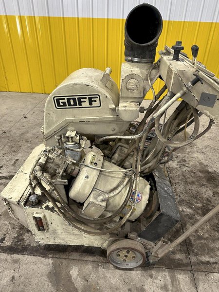 13&quot; WIDE X 15 HP GOFF MODEL #15E13 PORTABLE SURFACE &amp; FLOOR SHOT BLASTER &amp; DUST COLLECTOR: STOCK #21291