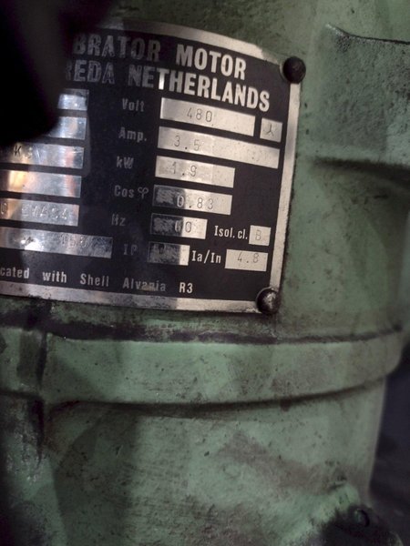 60" DIAMETER FROHLICH VIBRATORY FEEDER BOWL: STOCK #20808