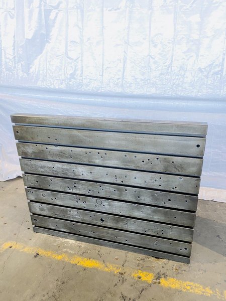 48" T x 60" L x 26" D T SLOTTED ANGLE PLATE. STOCK # 0506920
