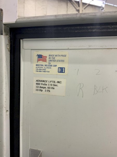 60" X 30" X 48"ADVANCE LIFTS BALER: STOCK #76483