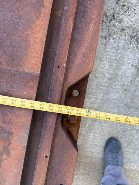 63&quot; X 240&quot; X 6&quot; T-SLOTTED FLOOR PLATE. STOCK # 1002825
