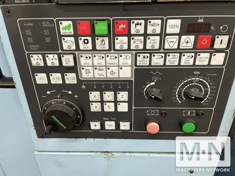 Matsuura H-Plus 300 4-Axis CNC Horizontal Machining Center - New 2008