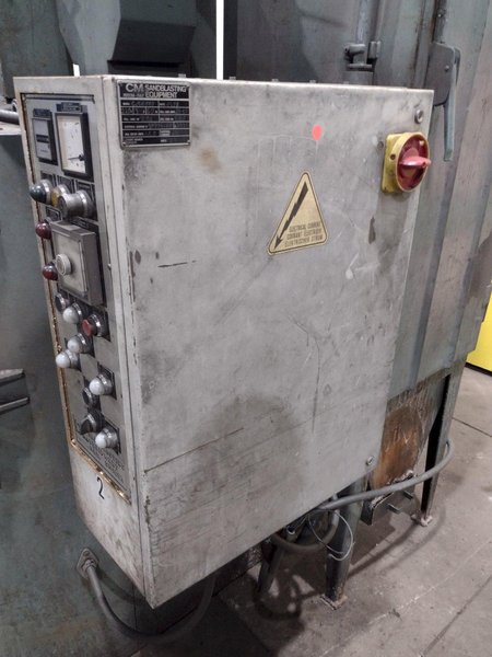 40" CM SANDBLASTING CM1000 ROTARY TABLE SHOT BLAST MACHINE: STOCK #17423