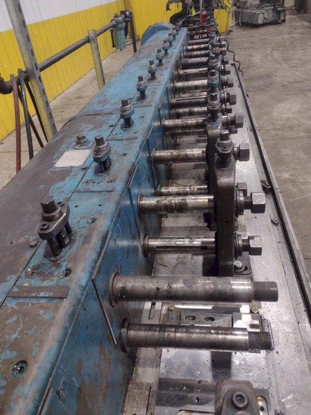 14 STAND X 2” TISHKEN MODEL #14-MW-2 ROLLFORMER 8" ROLL SPACE: YOBRO #24861