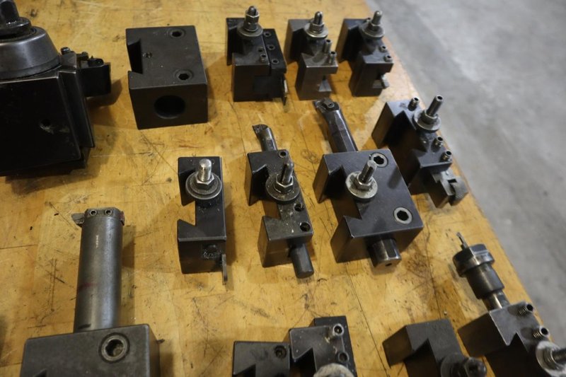 Aloris CXA Quick Change Tool Post with Various Tool Holders and More- Auction Item