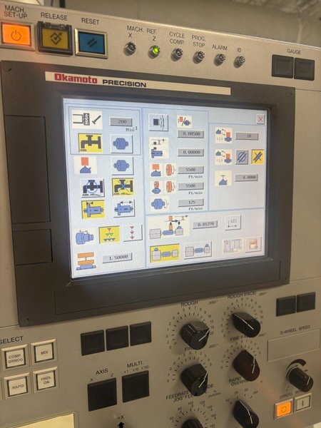 2018 Used Okamoto OGM 820U III Cylindrical NC Grinder For Sale