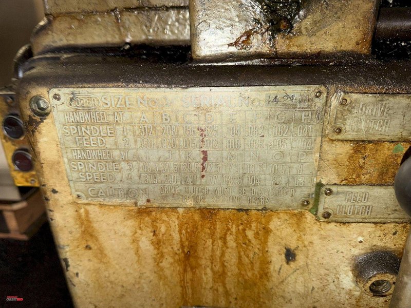 YODER HORIZONTAL BORING MILL: YOBRO #25777