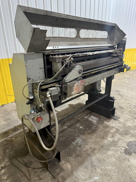 48&quot; X 18 GAUGE SCHLEBACH MODEL #MSS-1250 SLASHER (SLITTING &amp; CROSS CUTTING) SLEAR MACHINE: STOCK #19238