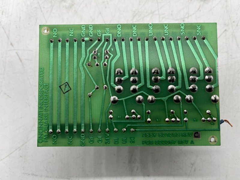 PCB 822367 REV A CINCINNATI INC ASSY 821293 REV C STOCK #16118
