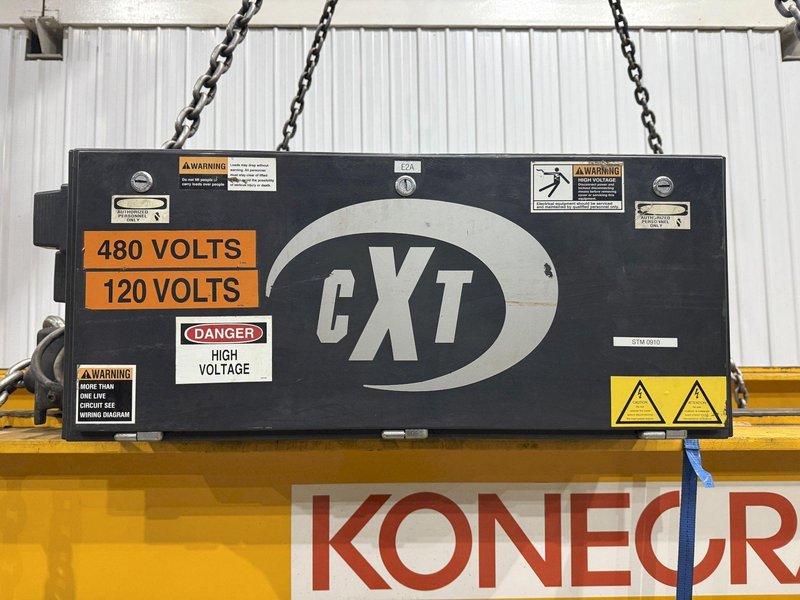 7.5 TON x 48'-9'' x KONE CRANES FREE STANDING CRANE SYSTEM, COMPLETE WITH 140' RUNWAY BEAMS AND UPRIGHTS: YOBRO #24534