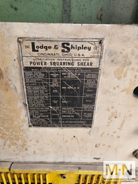 Lodge &amp; Shipley ASL78 Shear