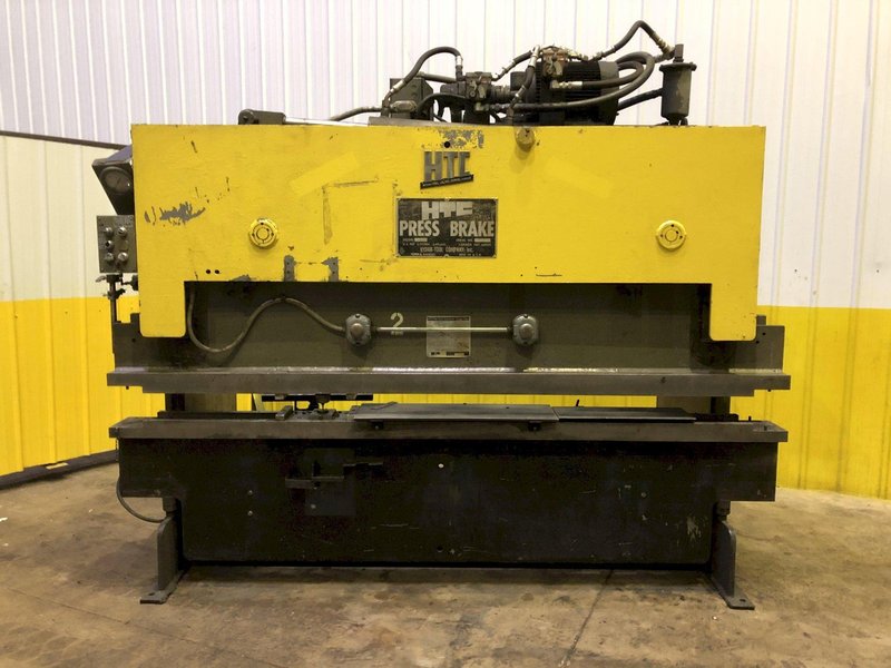 30 TON X 10' HTC MODEL #830GS HYDRAULIC PRESS FLANGED BED PUNCH BRAKE: STOCK 16953