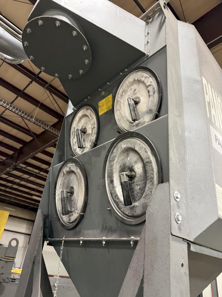 PANGBORN ES-1845 SCREW TYPE AXILE/SHAFT 25 HP SHOT BLAST MACHINE. STOCK # 0223926