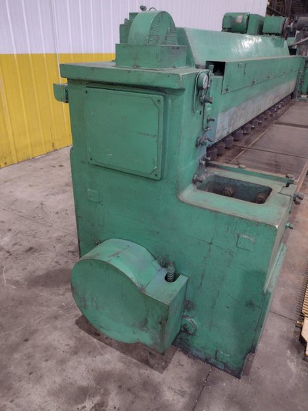 8&#039; X 1/4&quot; WYSONG MODEL #825 MECHANICAL POWER SQUARING SHEAR: STOCK #23635