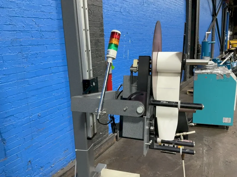 ID TECHNOLOGY 14” OUTSIDE DIAMETER / 3” INSIDE DIAMETER CORE PRINT AND APPLY LABELER  -  252