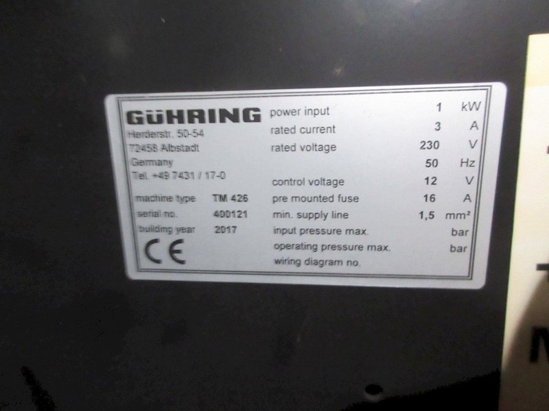 Guhring TM426L Tool Dispensing System - Inventory Management - (3) Vending Machines w/ Main Control Unit (Model TM426)- Auction Item