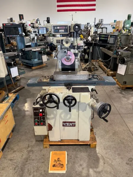 KENT KGS-616S 6” x 16” Surface Grinder &amp; Optidress Dresser DRO #7817