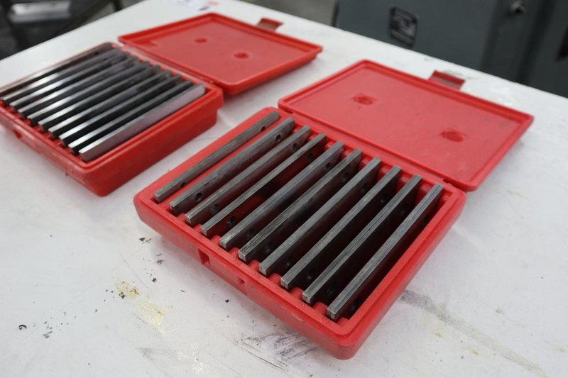 1/8" Vise Parallels for 6" Machine Vises (2) Sets of 10 Pairs: 1/2" - 1-5/8"- Auction Item