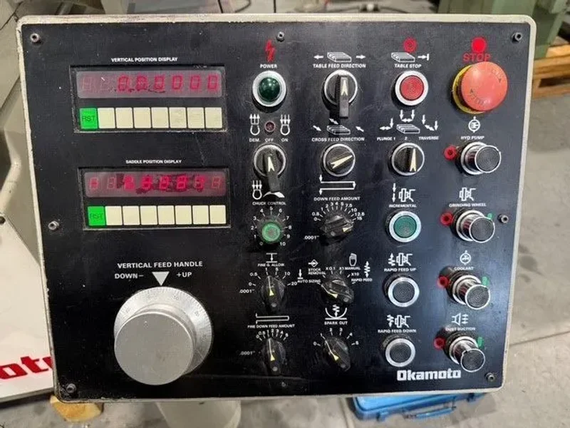 OKAMOTO #ACC-1224 DX  12” x 24” Hydraulic Surface Grinder # 7562