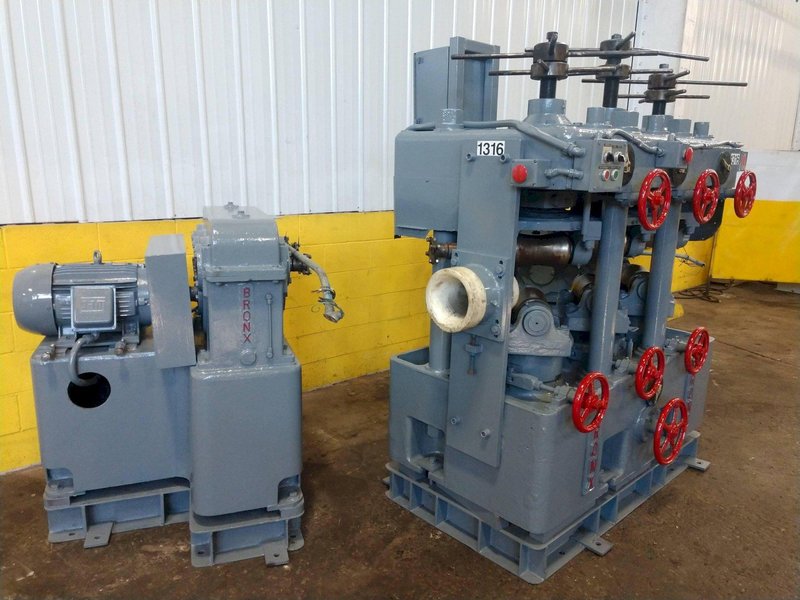 3" BRONX MODEL #CR6 TUBE &amp; PIPE 6 ROLL ROTARY STRAIGHTENER: STOCK #14364