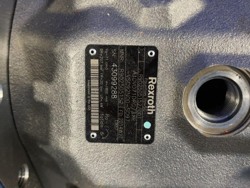 REXROTH 60 HP HYDRAULIC PUMP  -  R902505152/001