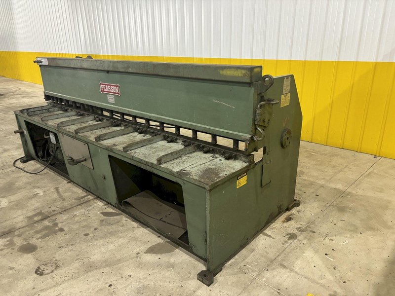10' X 10 GAUGE PEARSON MODEL #1018ATX HYDRAULIC POWER SHEAR: STOCK #20974
