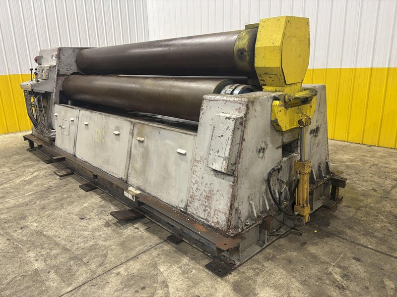 10' X 3/4" KUMLA PULLMAX MODEL #PV7H HYDRAULIC 3 ROLL PLATE ROLL: STOCK #22725
