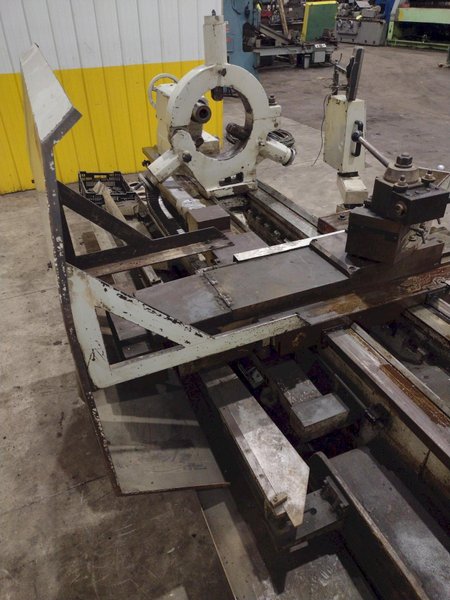 35" x 120" WILLIS MODEL #PK35 HOLLOW SPINDLE ENGINE LATHE 10" HOLE: YOBRO #24547