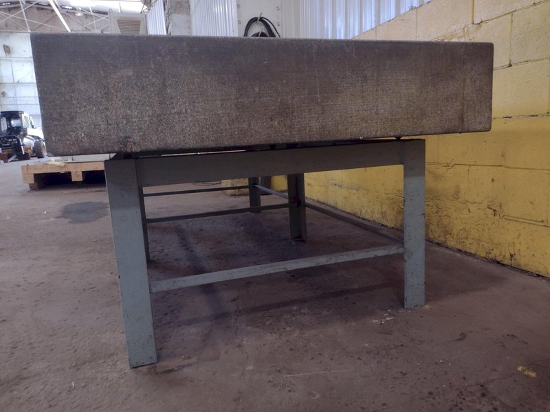 8&#039; X 4&#039; X 10&quot; CHALLENGE PRECISION LAYOUT INSPECTION GRANITE TABLE: STOCK #23808